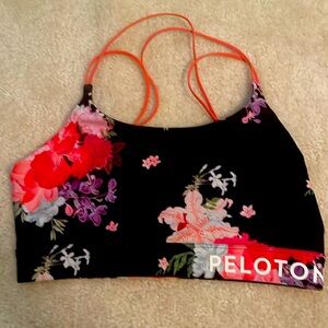 Women’s Peloton floral sports bra Sz L